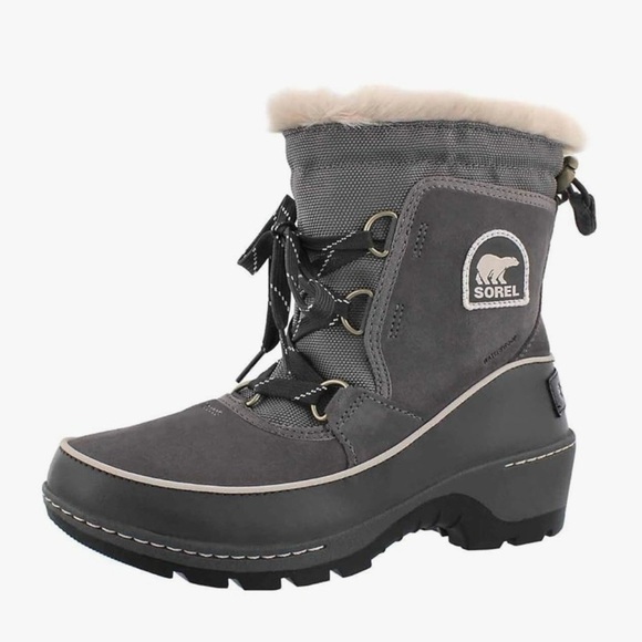 Sorel Boots Slimpack II Lace Waterproof ThermoPlus Nubuck Dring LugSole Grey 8 - Picture 3 of 14